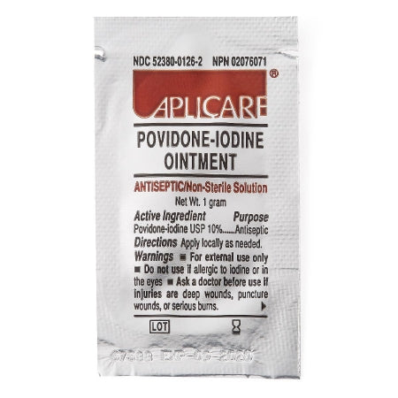 Medline  APLL2011 Antiseptic Aplicare Ointment Individual Packet