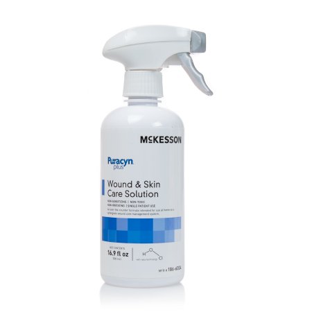 McKesson Brand 186-6004 Wound Cleanser McKesson Puracyn Plus 16.9 oz. Spray Bottle NonSterile Antimicrobial