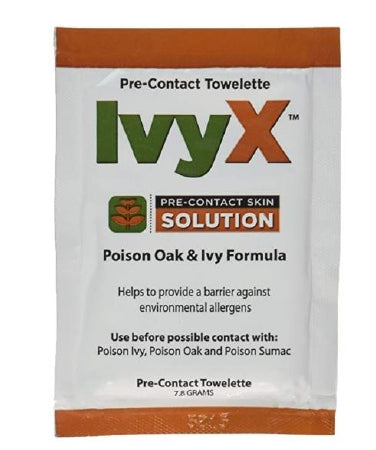 Coretex Products  83640 Itch Relief IvyX Pre-Contact Towelette 25 per Box Individual Packet