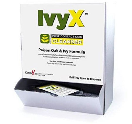 Coretex Products  84640 Itch Relief IvyX Post-Contact Towelette 25 per Box Individual Packet