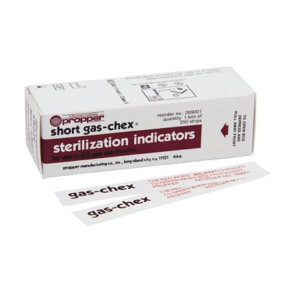 Propper Manufacturing  26900100 Gas-Chex Sterilization Chemical Indicator Strip EO Gas 4 Inch