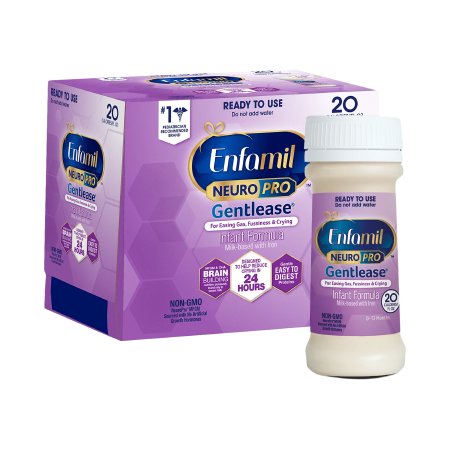 Mead Johnson 898103 Infant Formula Enfamil NeuroPro Gentlease 2 oz. Bottle Liquid Milk-Based Crying / Spitup