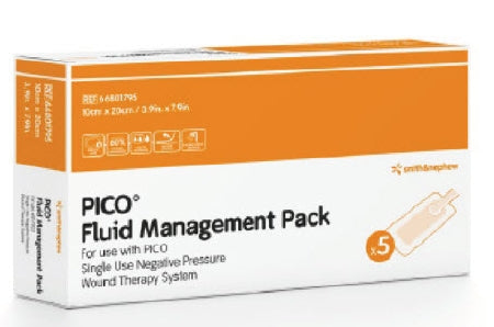 Smith & Nephew  66022021 Negative Pressure Wound Therapy Fluid Management Pack PICO 7 Multisite Large 20 X 25 cm