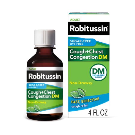 Glaxo Consumer Products  00031875912 Cold and Cough Relief Robitussin 200 mg - 10 mg / 5 mL Strength Liquid 4 oz.