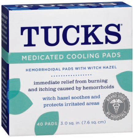 Blistex  041388520414 Hemorrhoid Relief Tucks Pad 40 per Box