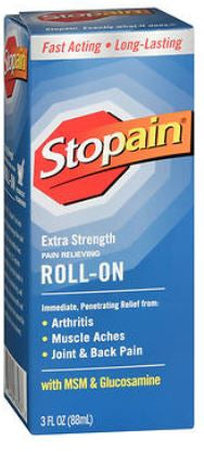 Emerson Healthcare  72490963303 Topical Pain Relief Stopain Extra Strength 8% Strength Menthol Solution 3 oz.