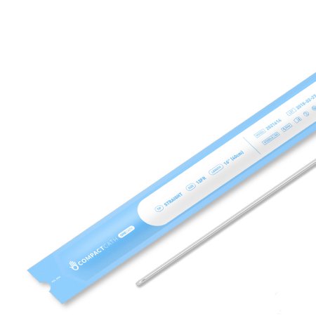 CompactCath  201-1610 Urethral Catheter CompactCath OneCath Straight Tip Uncoated PVC 10 Fr. 16 Inch