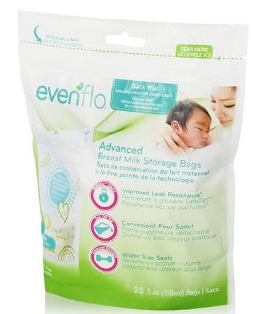 Evenflo 5242211 Breast Milk Storage Bag Evenflo 5 oz. Food Grade Material