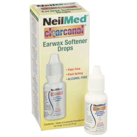 Geri-Care  Q339-05-NEI Ear Wax Remover NeilMed 0.5 oz. Otic Drops 6.5% Strength Carbamide Peroxide