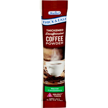 Hormel Food Sales 81331 Thickened Beverage Thick & Easy 5 Gram Individual Packet Coffee Flavor Powder IDDSI Level 2 Mildly Thick