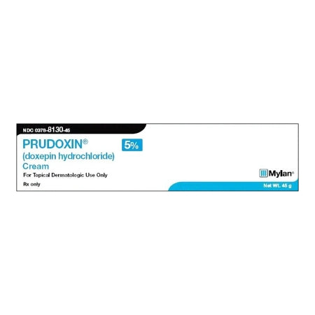 Mylan Pharmaceuticals  00378813045 Prudoxin Doxepin HCl 5% Cream Tube 45 Gram