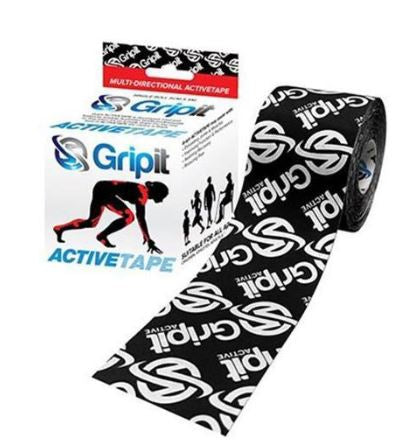 Fabrication Enterprises  24-0163 Elastic Tape Gripit ACTIVETAPE Black 2 Inch X 5-1/2 Yard Cotton / Nylon NonSterile