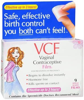 Apothecus  52925011201 Vaginal Contraceptive Film VCF 28% Strength 9 per Box