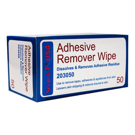 Securi-T  203050 Adhesive Remover Securi-T Wipe 50 per Pack