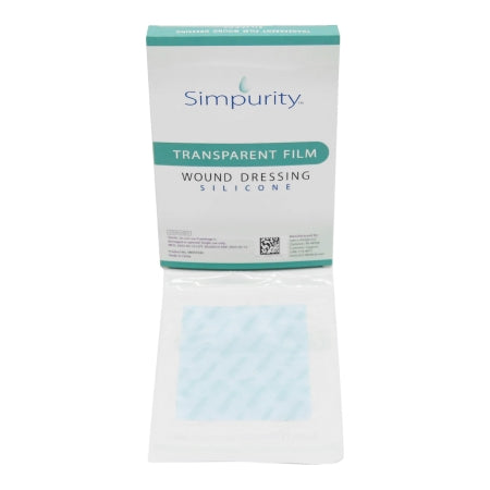 Safe N Simple  SNS57245 Transparent Film Dressing Simpurity 4 X 5 Inch Without Delivery Method Rectangle Sterile