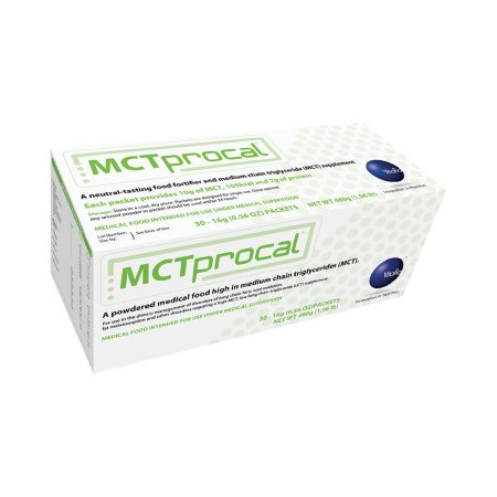 Vitaflo USA LLC 50236 Oral Supplement MCTprocal Unflavored Powder 16 Gram Individual Packet