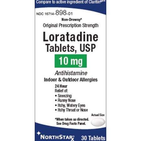 NorthStar Rx  16714089803 Allergy Relief 10 mg Strength Tablet 300 per Bottle