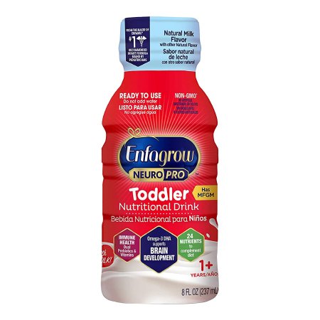 Mead Johnson 177508 Pediatric Oral Supplement Enfagrow NeuroPro Toddler 8 oz. Bottle Liquid Milk-Based