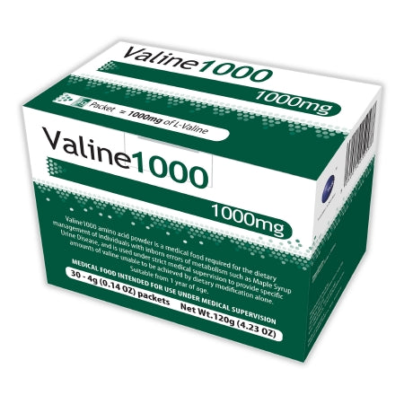 Vitaflo USA LLC 55132 Oral Supplement Valine 1000 Unflavored Powder 4 Gram Individual Packet