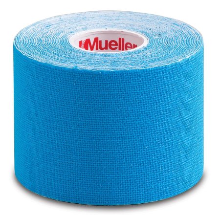 Mueller Sports Medicine  6837-1 Kinesiology Tape Blue 2 Inch X 5 Yard Adhesive NonSterile