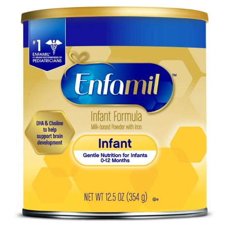 Mead Johnson 174004 Infant Formula Enfamil 12.5 oz. Can Powder Iron