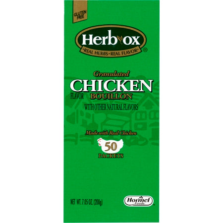 Hormel Food Sales 34793 Instant Broth Herb-Ox Chicken Flavor Liquid 7.5 oz. Individual Packet