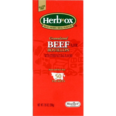 Hormel Food Sales 35188 Instant Broth Herb-Ox Beef Flavor Bouillon Flavor Liquid 7.5 oz. Individual Packet