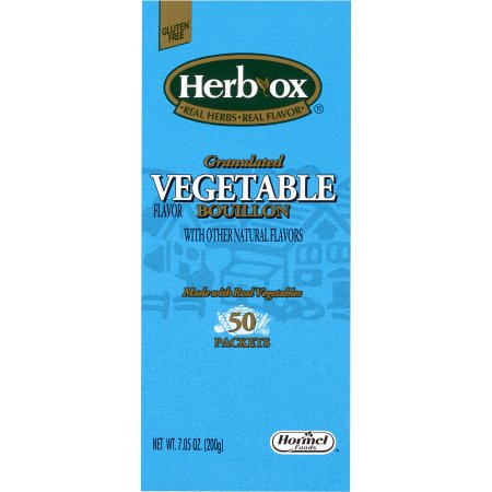 Hormel Food Sales 35562 Instant Broth Herb-Ox Vegetable Flavor Liquid 7.5 oz. Individual Packet