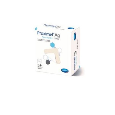 Hartmann  15713118 Silver Foam Dressing Proximel Ag Non-Border 6 X 6 Inch Square Sterile