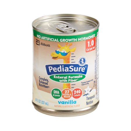 Abbott Nutrition 67403 Pediatric Tube Feeding Formula PediaSure 1.0 Cal with Fiber 8 oz. Can Liquid Fiber