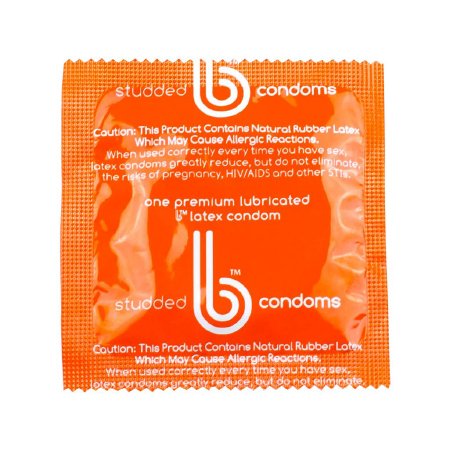 B Holding Group  01-01-006 Condom Studded b One Size Fits Most 1,000 per Case