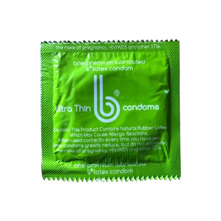 B Holding Group  01-01-009 Condom Lifestyles Ultra Thin One Size Fits Most 1,000 per Case