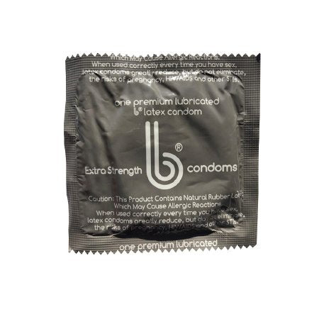 B Holding Group  01-01-010 Condom Lubricated One Size Fits Most 1,000 per Case