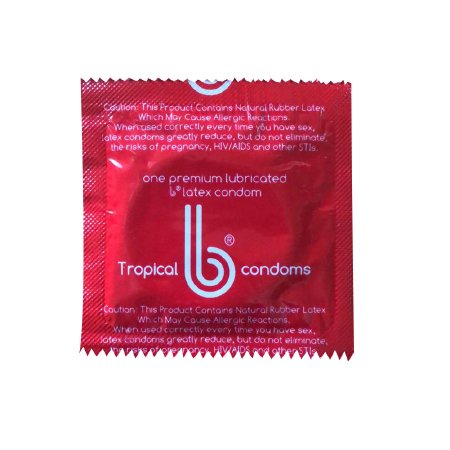 B Holding Group  01-01-012 Condom b Lubricated One Size Fits Most 1,000 per Case