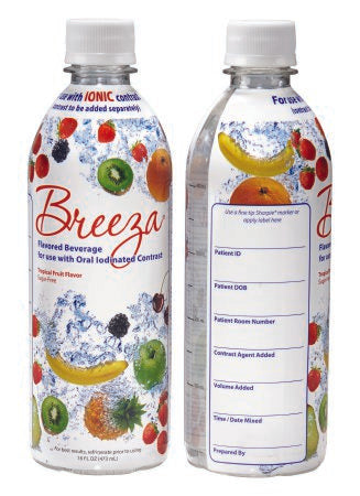 Beekley Medical  220 Contrast Media Suspending Vehicle Breeza 16 oz. Tropical Flavor