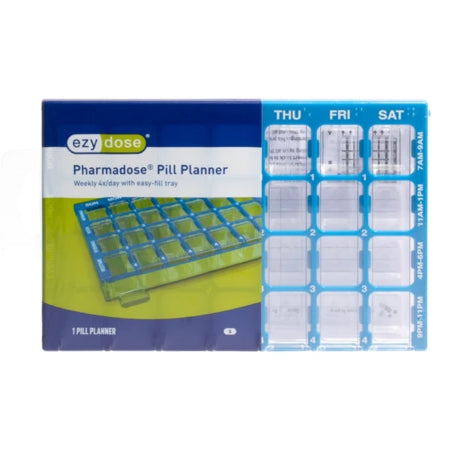 Apothecary Products  91340 Pill Organizer Pharmadose Locking Pill Planner Large 7 Day 4 Dose