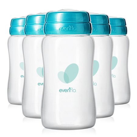 Evenflo 1286111 Breast Milk Collection Bottle Evenflo Advanced 5 oz. Food Grade Material