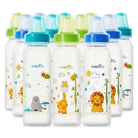 Evenflo 1338611 Baby Bottle Evenflo Classic Prints 8 oz. Polypropylene