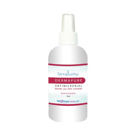 Safe N Simple  SNS51118 Wound Cleanser Simpurity Dermapure 8 oz. Pump Bottle NonSterile Antimicrobial