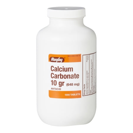 Major Pharmaceuticals  00536120610 Joint Health Supplement Calcium Carbonate 648 mg Strength Tablet 1,000 per Bottle