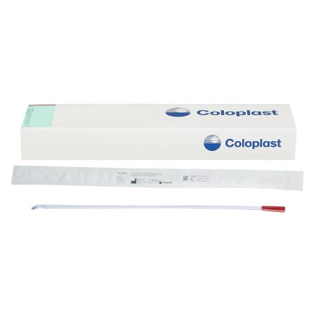 Coloplast  818 Urethral Catheter Self-Cath Coude Olive Tip Uncoated PVC 18 Fr. 16 Inch