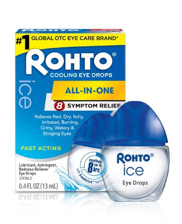 Mentholatum Company  31074201086 Irritated Eye Relief Rohto ICE 13 mL Drops