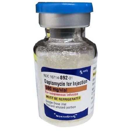 NorthStar Rx  16714089201 Daptomycin 500 mg Injection Single-Use Vial 10 mL