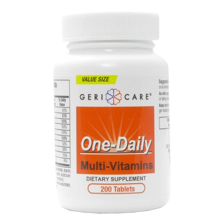 Geri-Care  501-20-GCP Multivitamin Supplement Geri-Care Tablet 200 per Bottle