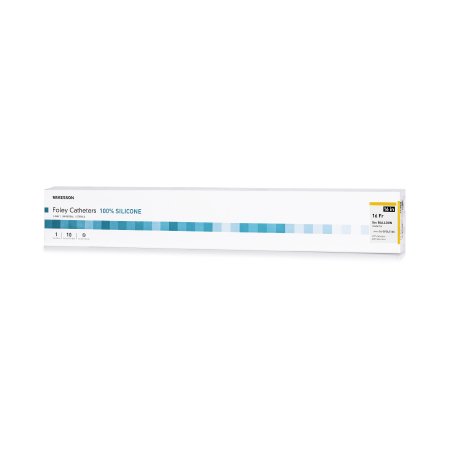 McKesson Brand 16-SFOL516C Foley Catheter McKesson 2-Way Coude Tip 5 cc Balloon 16 Fr. Silicone