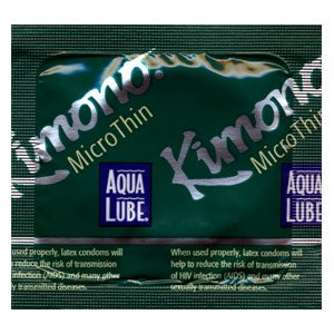 Total Access Group  KITA6013 Condom Kimono MicroThin Lubricated