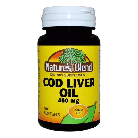 National Vitamin Company  54629012401 Dietary Supplement Cod Liver Oil Capsule 100 per Bottle