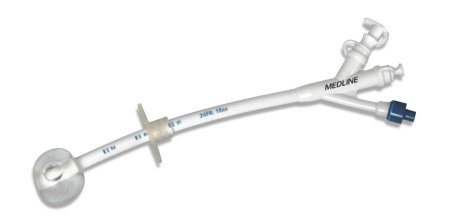 Medline DYND70324 3 Port Gastrostomy Tube 24 Fr. 24.13 cm Tube Silicone