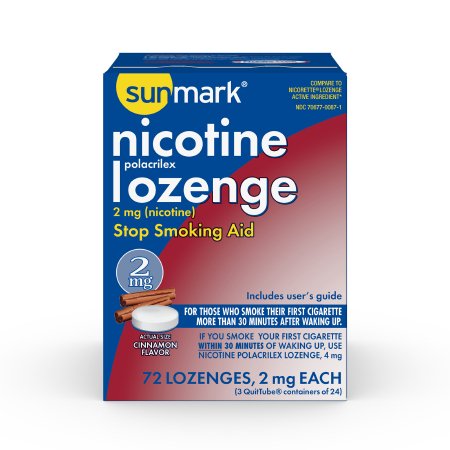 McKesson Brand 70677008701 Stop Smoking Aid McKesson 2 mg Strength Lozenge