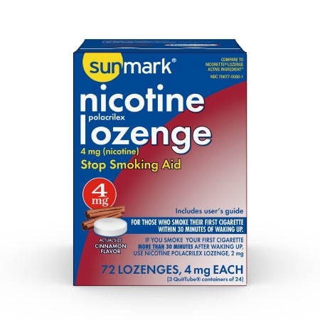 McKesson Brand 70677008801 Stop Smoking Aid McKesson 4 mg Strength Lozenge